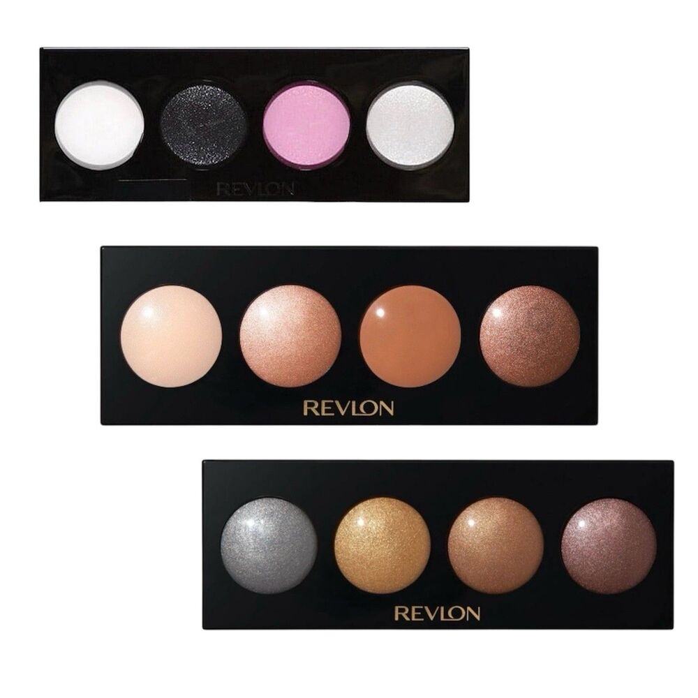3x Revlon Illuminance Creme Shadow, 4 Shade Pallete, 715-711-710